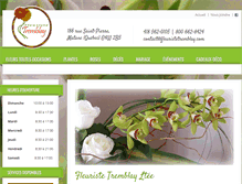 Tablet Screenshot of fleuristetremblay.com
